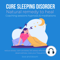 Cure sleeping disorder Natural remedy to heal Coaching sessions hypnosis & meditations