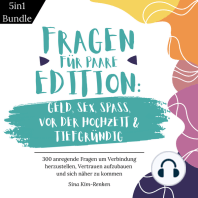 5in1 Bundle Fragen für Paare Edition Geld, Sex, Spaß, Vor der Hochzeit & Tiefgründig | 300 anregende Fragen um Verbindung herzustellen, Vertrauen aufzubauen und sich näher zu kommen