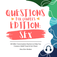 Questions for Couples Edition Sex | 60 Killer Conversation Starters to Help You Connect, Build Trust & Get Closer