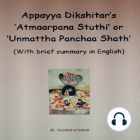 Appayya Dikshitar's ‘Atmaarpana Stuthi’ or ‘Unmattha Panchaa Shath’