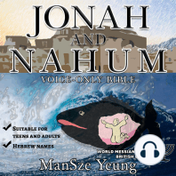 Jonah and Nahum Audio Bible World Messianic Bible British Edition Hebrew Bible Jewish Messianic Jew Christian Audiobook Old Testament Torah