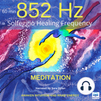 Solfeggio Healing Frequency 852 Hz Meditation 60 minutes