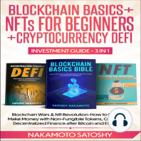 BLOCKCHAIN BASICS+NFTs FOR BEGINNERS+CRYPTOCURRENCY DEFI INVESTMENT GUIDE-3in1
