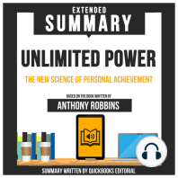Extended Summary Of Unlimited Power - The New Science Of Personal Achievement