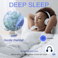 Deep sleep meditation with Gentle rain fall 30 minutes