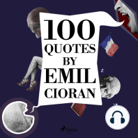 100 Quotes by Emil Cioran