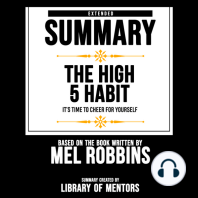 Extended Summary Of The High 5 Habit - It's Time To Cheer For Yourself