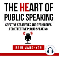 The HeART of Public Speaking