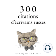300 citations d'écrivains russes