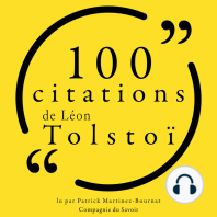 100 citations de Léon Tolstoï