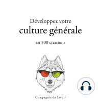 Développez votre culture générale en 500 citations