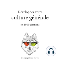 Développez votre culture générale en 1000 citations