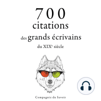 700 citations des grands écrivains du XIXe siècle