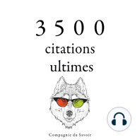 3500 citations ultimes