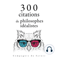 300 citations de philosophes idéalistes