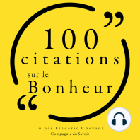 100 citations sur le bonheur