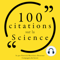 100 citations sur la science