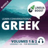 Learn Conversational Greek Volumes 1 & 2 Bundle