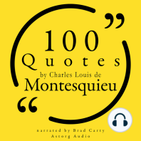 100 Quotes by Charles Louis de Montesquieu