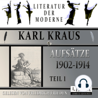 Aufsätze 1902-1914 - Teil 1