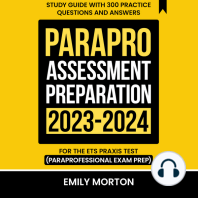 ParaPro Assessment Preparation 2023-2024: Study Guide with 300 Practice Questions and Answers for the ETS Praxis Test (Paraprofessional Exam Prep)