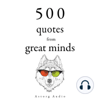 500 Quotes from Great Minds