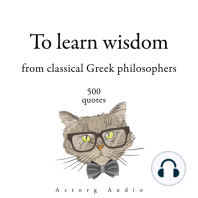 500 Quotes to Learn Wisdom from Classical Greek Philosophers