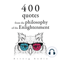 400 Quotations from the Philosophy of the Enlightenment
