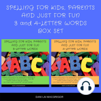 Spelling for Kids, Parents and Just for Fun 3 and 4 - Letter Words Box Set