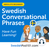 Conversational Phrases Swedish Audiobook