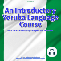 An Introductory Yoruba Language Course