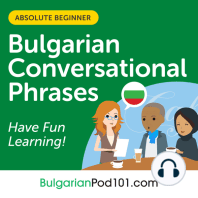 Conversational Phrases Bulgarian Audiobook
