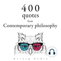 400 Quotations from Contemporary Philosophy