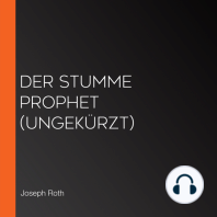 Der stumme Prophet (Ungekürzt)