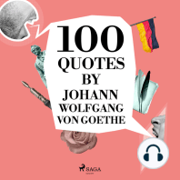 100 Quotes by Johann Wolfgang von Goethe