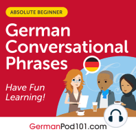 Conversational Phrases German Audiobook