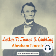 Letter to James C. Conkling
