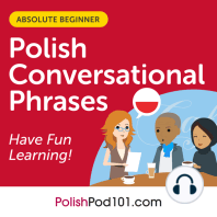 Conversational Phrases Polish Audiobook