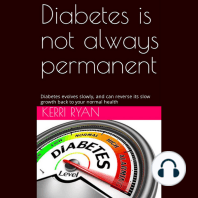 Diabetes Is Not Always Permanent