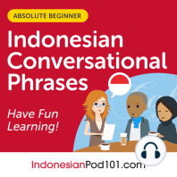 Conversational Phrases Indonesian Audiobook