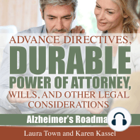 Advance Directives, Durable Power of Attorney, Wills, and Other Legal Considerations