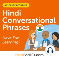 Conversational Phrases Hindi Audiobook