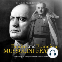 Benito Mussolini and Francisco Franco