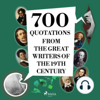 700 Quotations from the Great Writers of the 19th Century