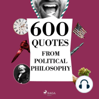 600 Quotes from Political Philosophy