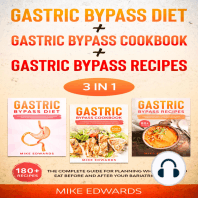 Gastric Bypass Diet + Gastric Bypass Cookbook + Gastric Bypass Recipes