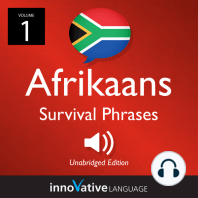 Learn Afrikaans - Afrikaans Survival Phrases, Volume 1