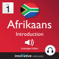 Learn Afrikaans - Level 1