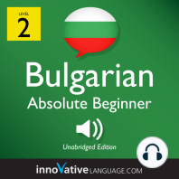 Learn Bulgarian - Level 2