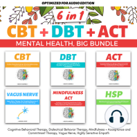 CBT+DBT+ACT | MENTAL HEALTH | BIG BUNDLE 6 IN 1